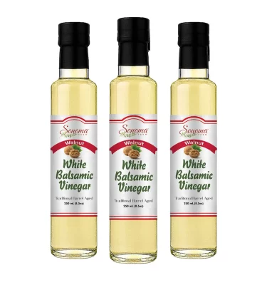 White Balsamic Vinegar - Flavor Infused - Walnut - 250ml - Three Pack