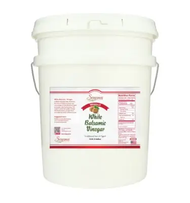 White Balsamic Vinegar - Flavor Infused - Walnut - 5 Gallon
