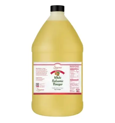 White Balsamic Vinegar - Flavor Infused - Walnut - 1/2 Gallon