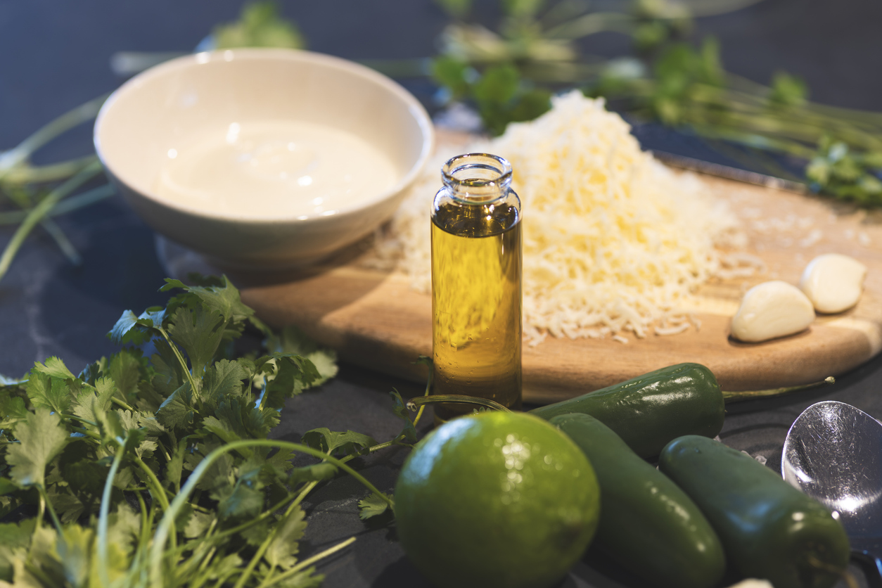 Infused Extra Virgin Olive Oil | <b>Cilantro - Organic</b> | 55 Gallons / 208 Liters