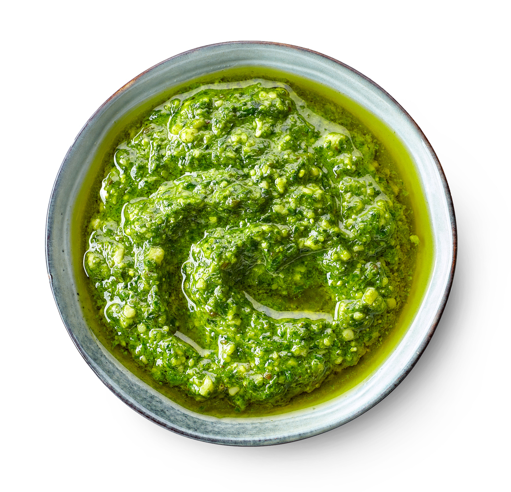 Infused Extra Virgin Olive Oil | <b>Pesto - Organic</b> | 1 Gallon / 3.8 Liters