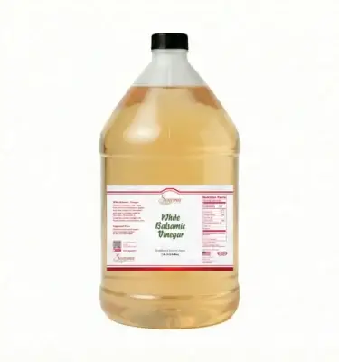 Sonoma Farm Traditional Barrel Aged White Balsamic Vinegar Half Gallon 1.9 Liter Container