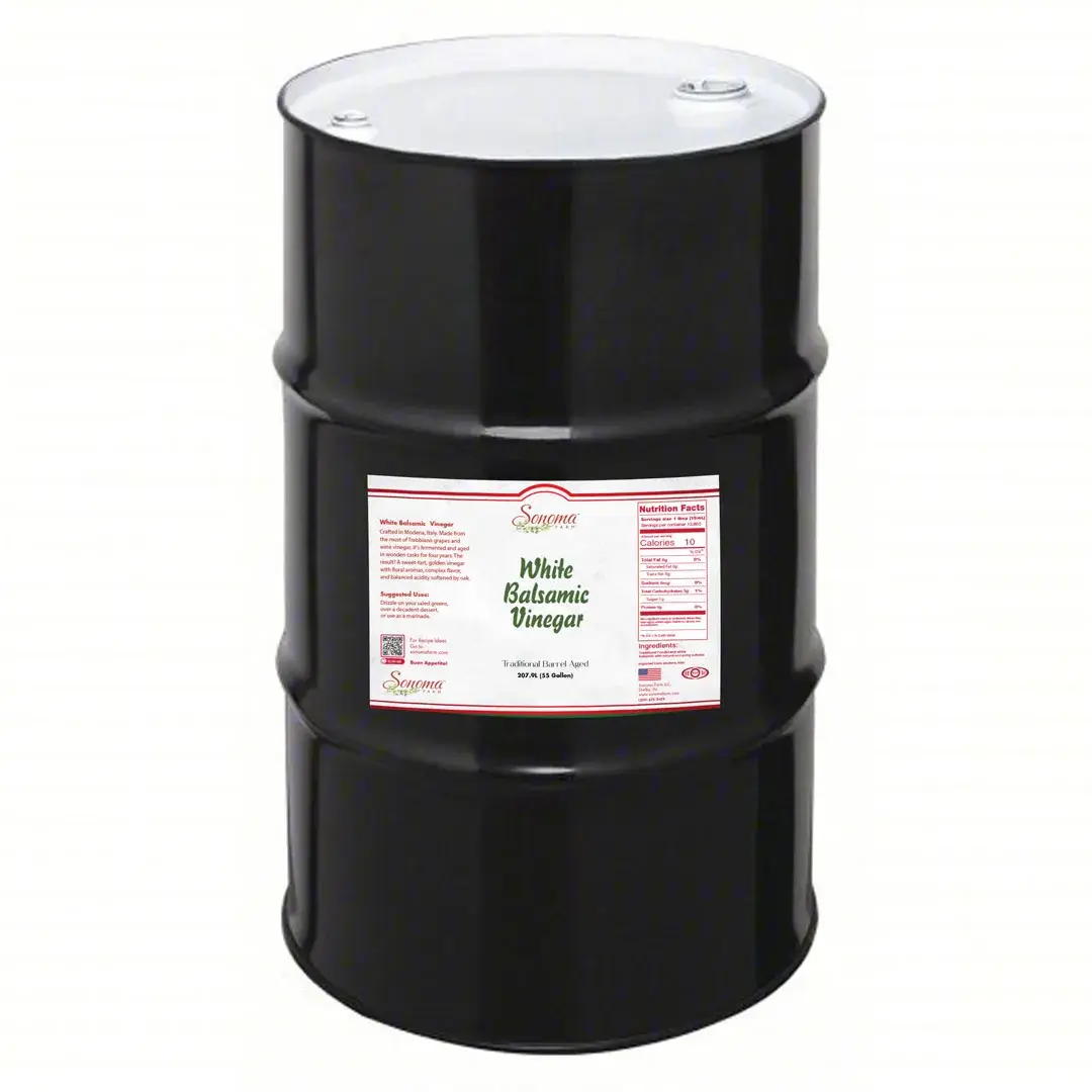 55 Gallon Drum of White Balsamic Vinegar