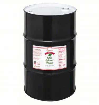 55 gallon drum of Basil Infused White Balsamic Vinegar from Sonoma Farm