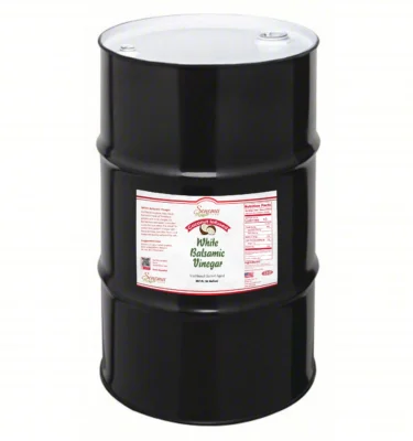 55 gallon drum of Coconut Infused White Balsamic Vinegar from Sonoma Farm