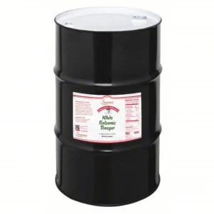 55 gallon drum of Espresso Infused White Balsamic Vinegar from Sonoma Farm
