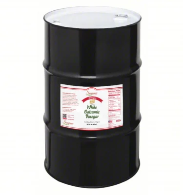 55 gallon drum of Ginger Infused White Balsamic Vinegar from Sonoma Farm