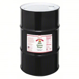 55 gallon drum of Hickory Infused White Balsamic Vinegar from Sonoma Farm
