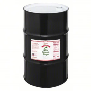 55 gallon drum of Lemongrass Infused White Balsamic Vinegar from Sonoma Farm