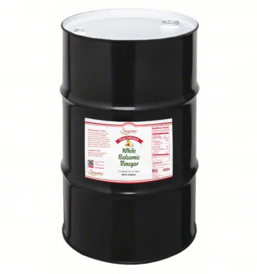 55 gallon drum of Pear Infused White Balsamic Vinegar from Sonoma Farm