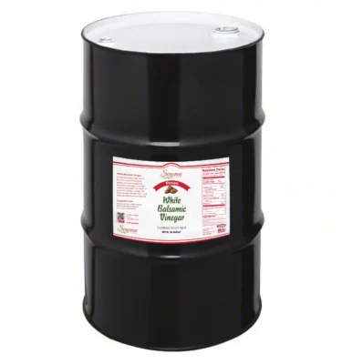 55 gallon drum of Pecan Infused White Balsamic Vinegar from Sonoma Farm
