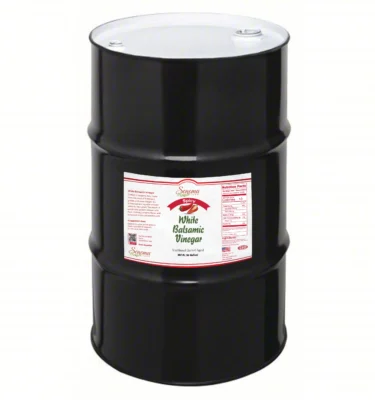 55 gallon drum of Spicy Infused White Balsamic Vinegar from Sonoma Farm